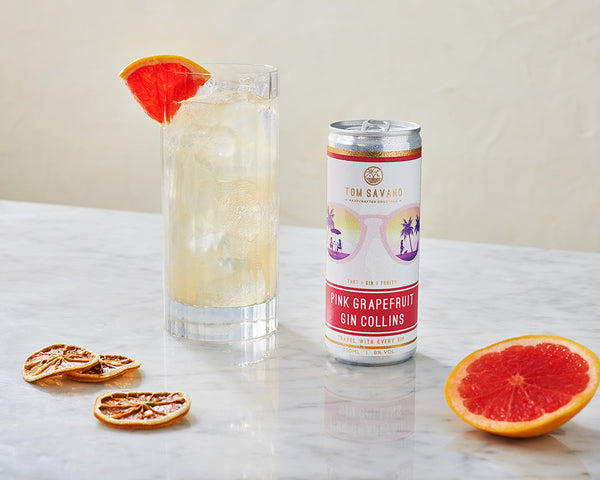 Pink Grapefruit Collins