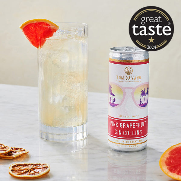 Pink Grapefruit Collins